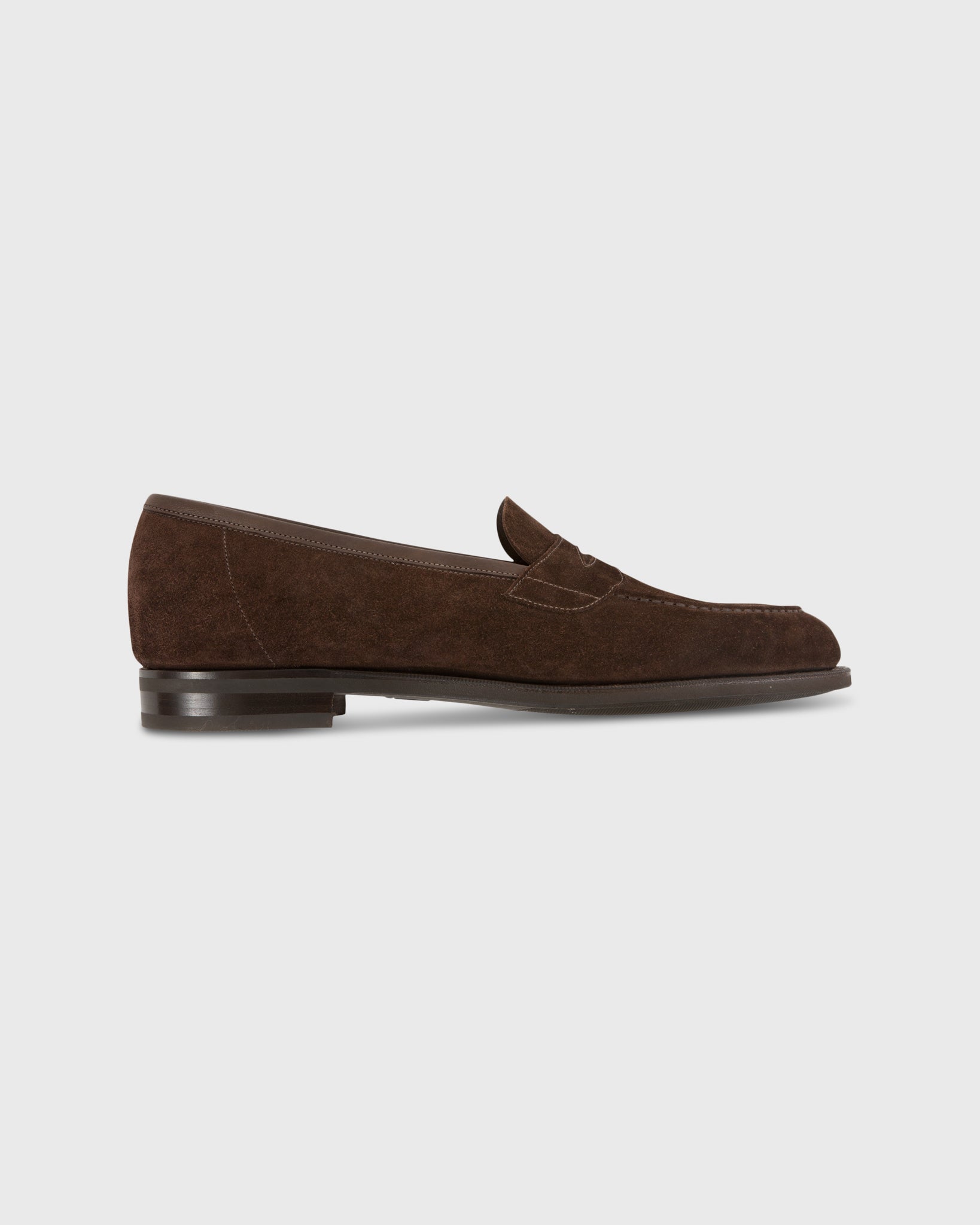Ventnor Unlined Loafer in Mocha Suede | Shop Sid Mashburn