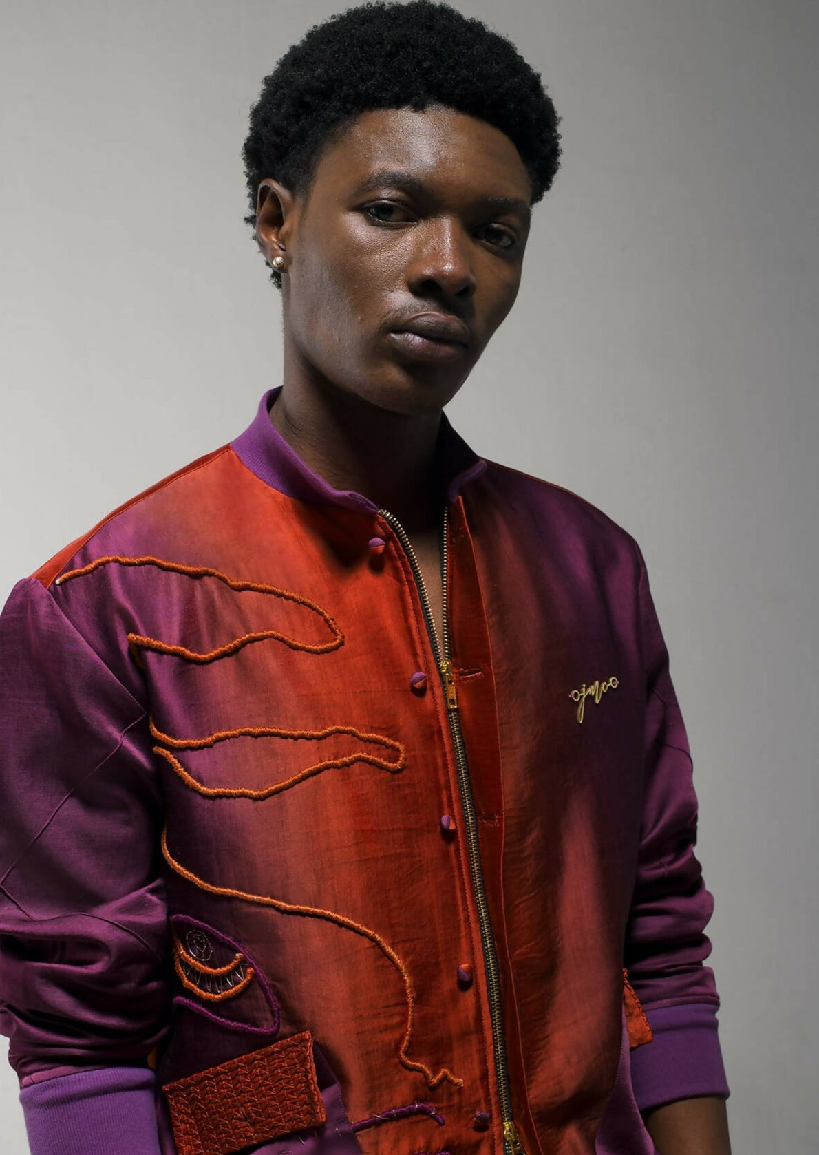 Orange and Purple Ombre Jacket