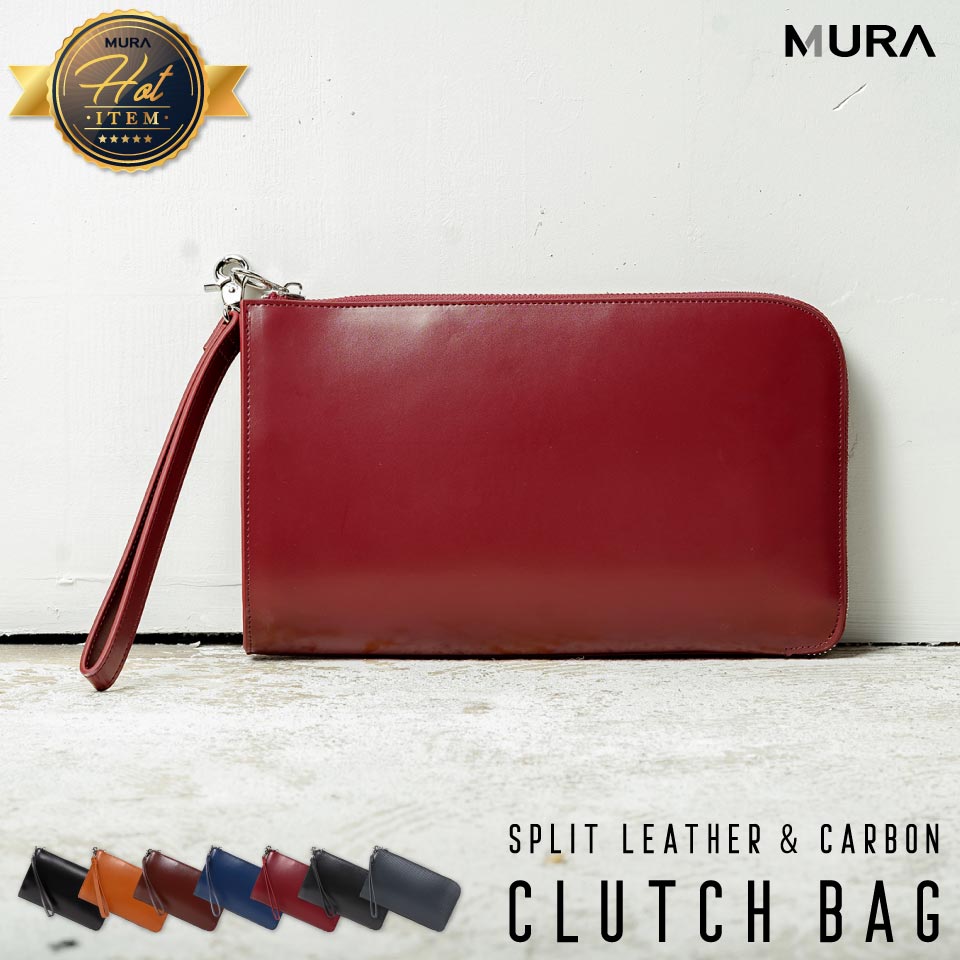MURA（ムラ） クラッチバッグ メンズ 本革 ブランド 結婚式 手持ち