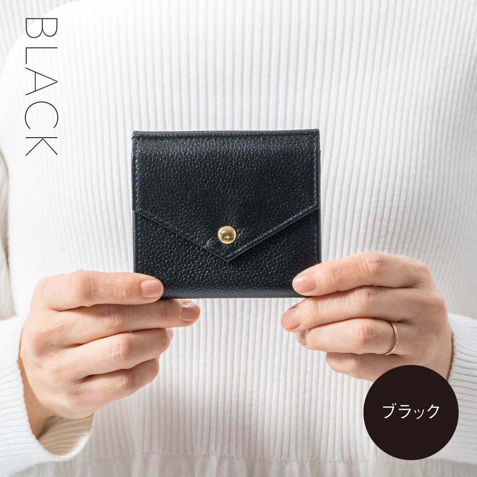 MURA（ムラ） 二つ折り財布 レディース 使いやすい ブランド 本革 薄い