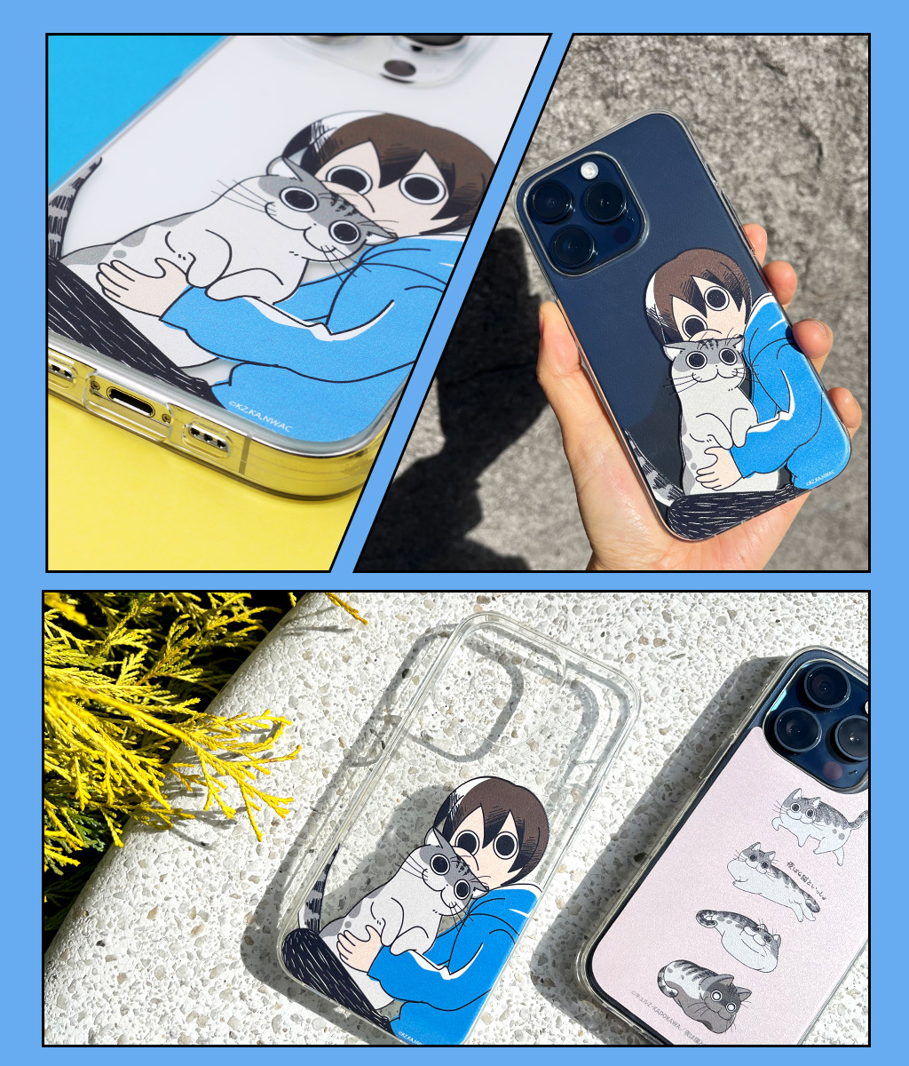 iPhone 17 / Air Pro 用] abbi FRIENDS 夜は猫といっしょ ソフトクリア