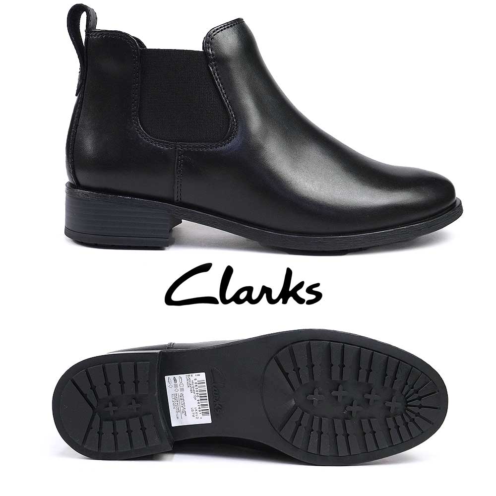 Clarks（クラークス） レディース サイドゴアブーツ ハビシャムトップ