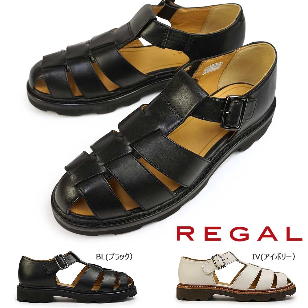 REGAL（リーガル） 靴 レディース サンダル F21Q レザー グルカ