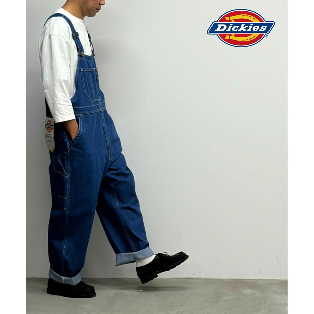 Dickies（ディッキーズ） オーバーオール メンズ 綿100% ポケット