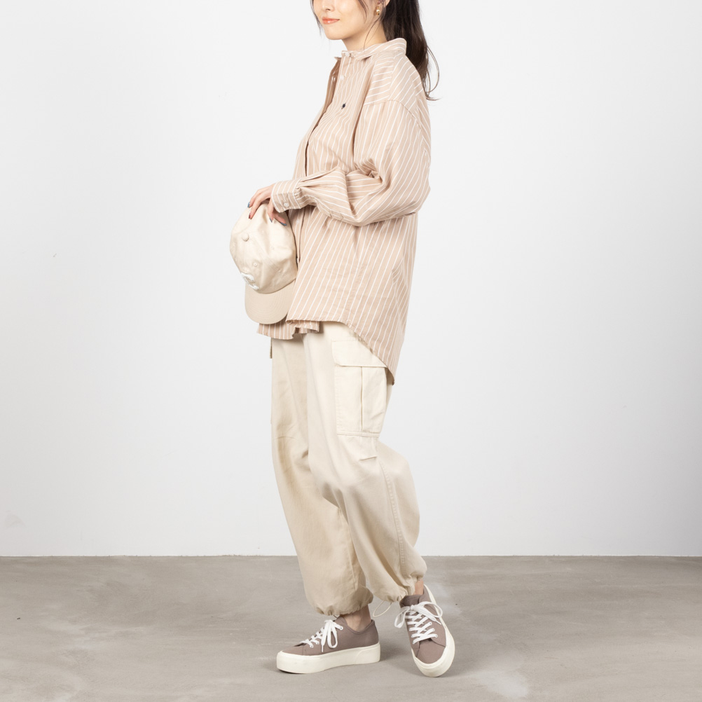 NAVY カーゴパンツ 綿100％ レディース コットン イージーパンツ