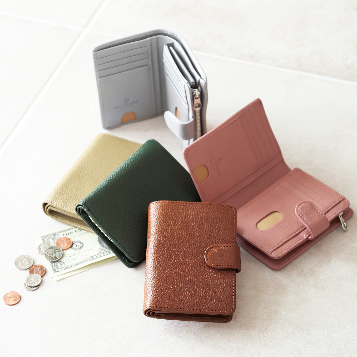 BLUE SINCERE（ブルーシンシア） 二つ折り財布 レディース 本革