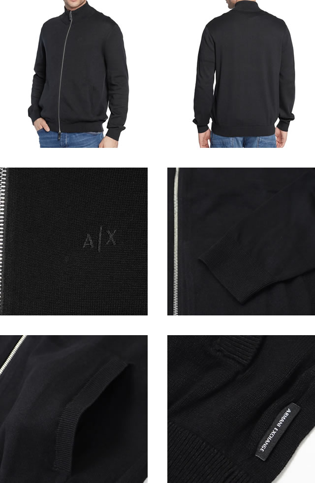 ARMANI EXCHANGE アルマーニ エクスチェンジ ジップアップ ニット