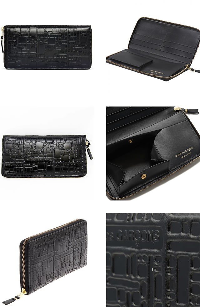 COMME des GARCONS（コムデギャルソン） 財布 長財布 エンボスロゴ