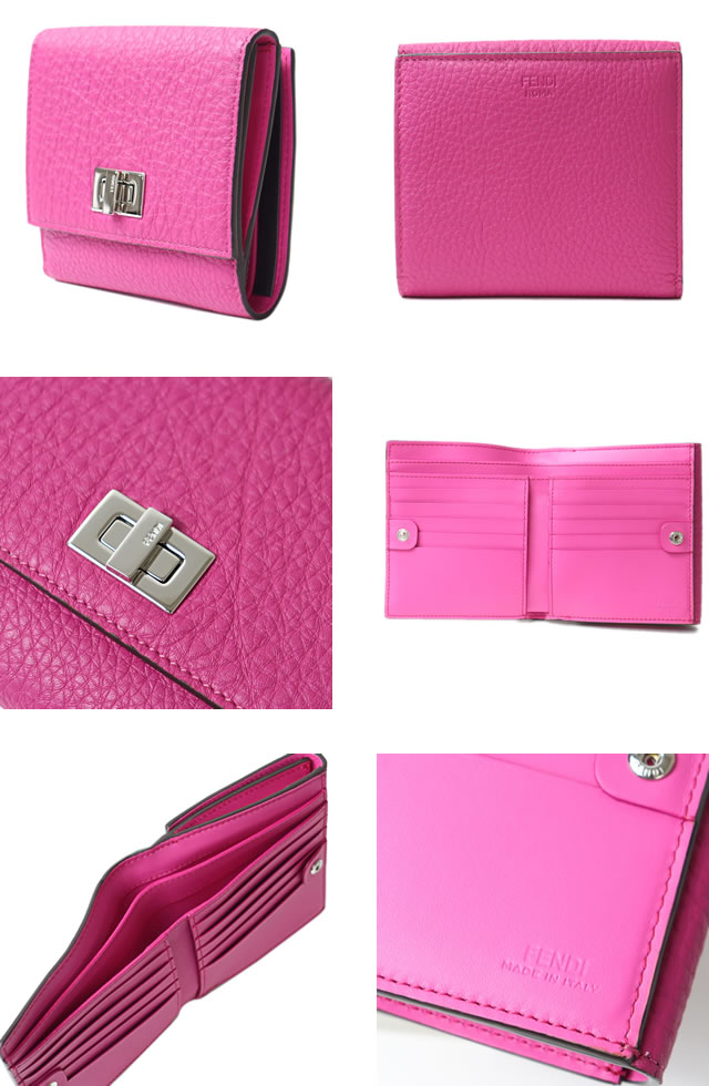 FENDI（フェンディ） 財布 二つ折り財布 ピーカブー セレリア