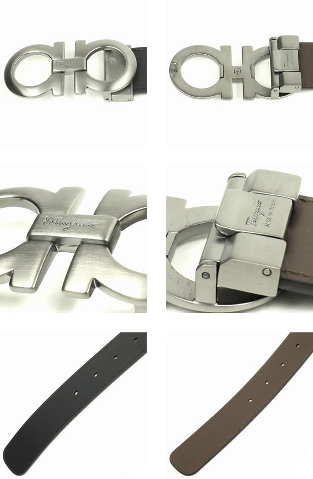 FERRAGAMO（フェラガモ） ベルト レザーベルト メンズ ガンチーニ