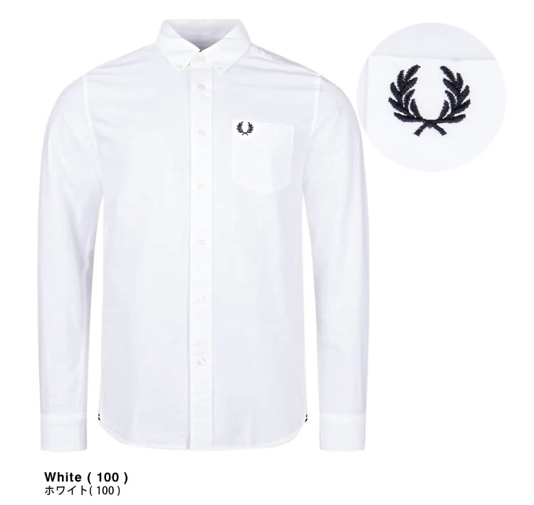 FRED PERRY（フレッドペリー） シャツ 長袖 オックスフォードシャツ