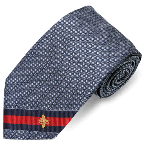 GUCCI（グッチ） ネクタイ 新作 蜂 GG柄 ストライプ 赤 黒 青 ネイビー