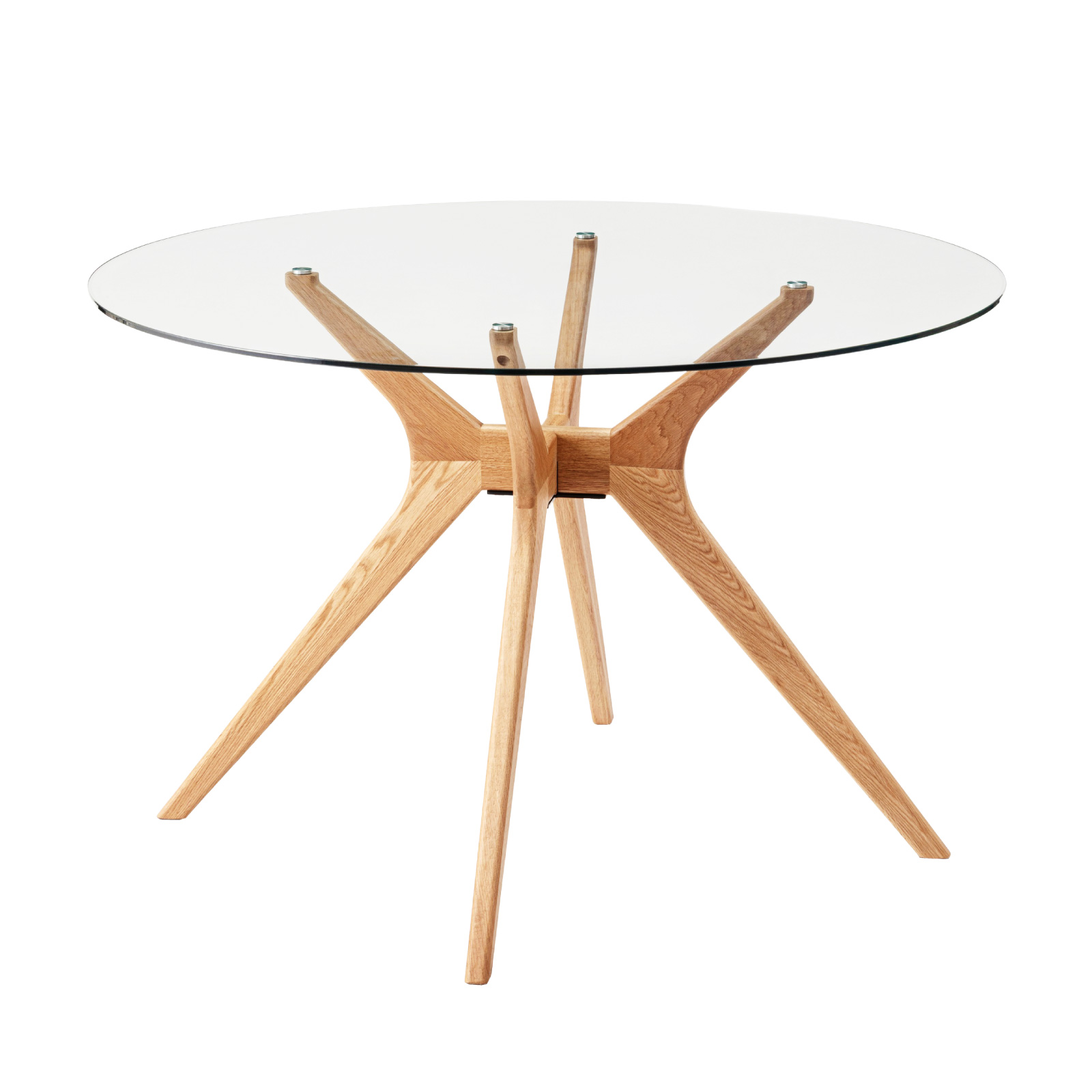 東谷 ラウンドテーブル ガラス ダイニングテーブル センターテーブル