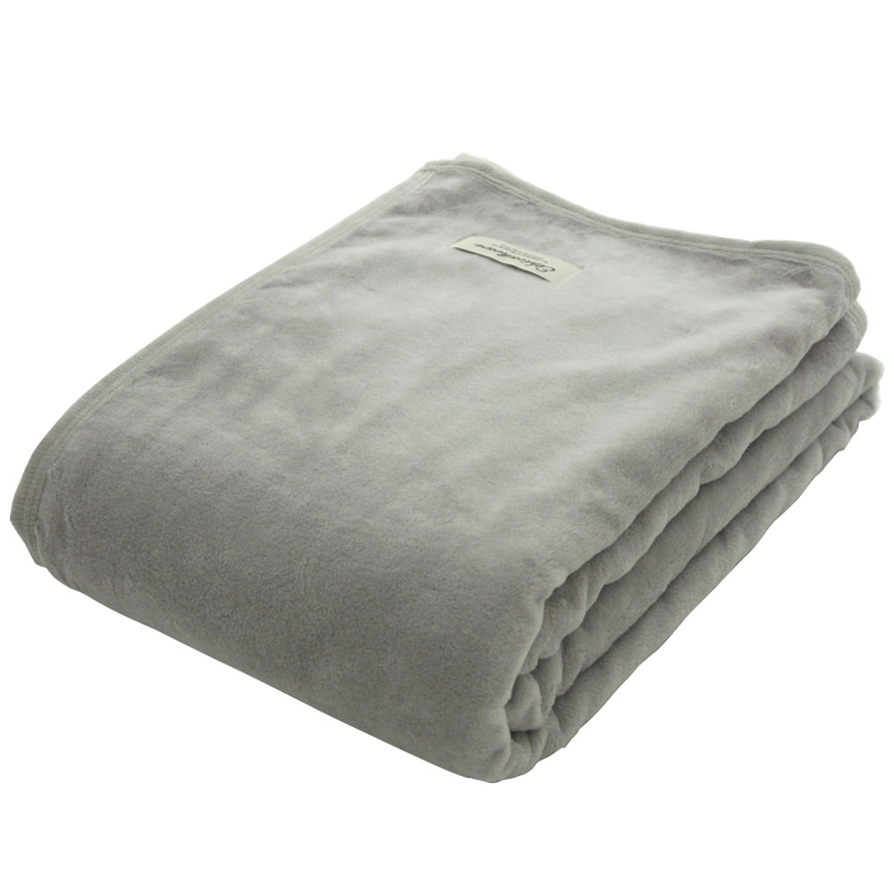 昭和西川 西川 綿毛布 シングル 日本製 無地 シール織りやわらか