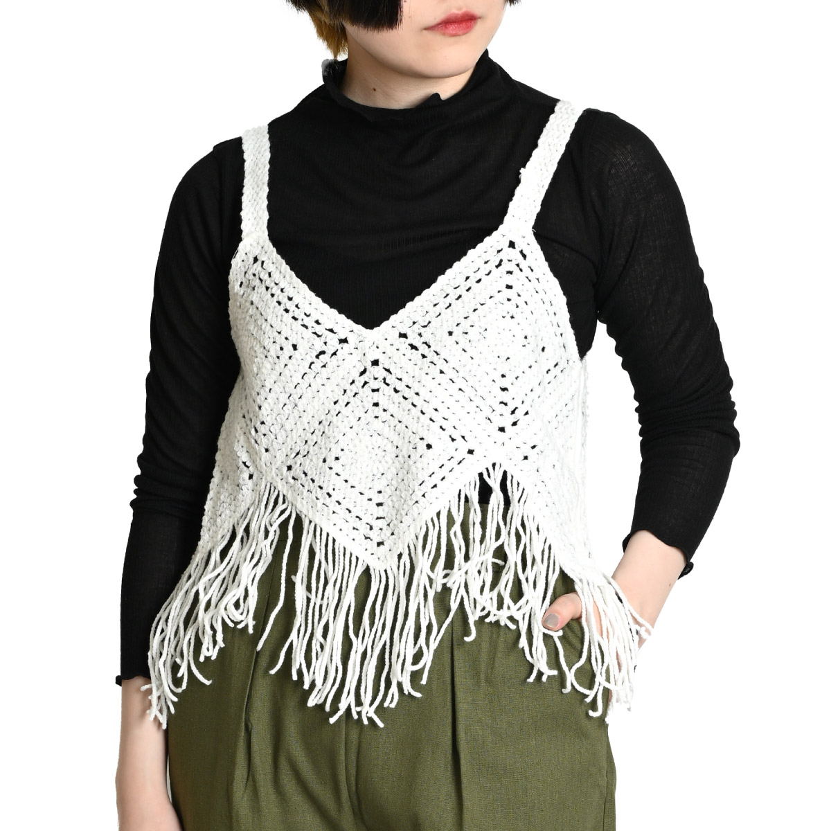 marai（マーライ） ビスチェ ニット クロシェ レディース 春 夏