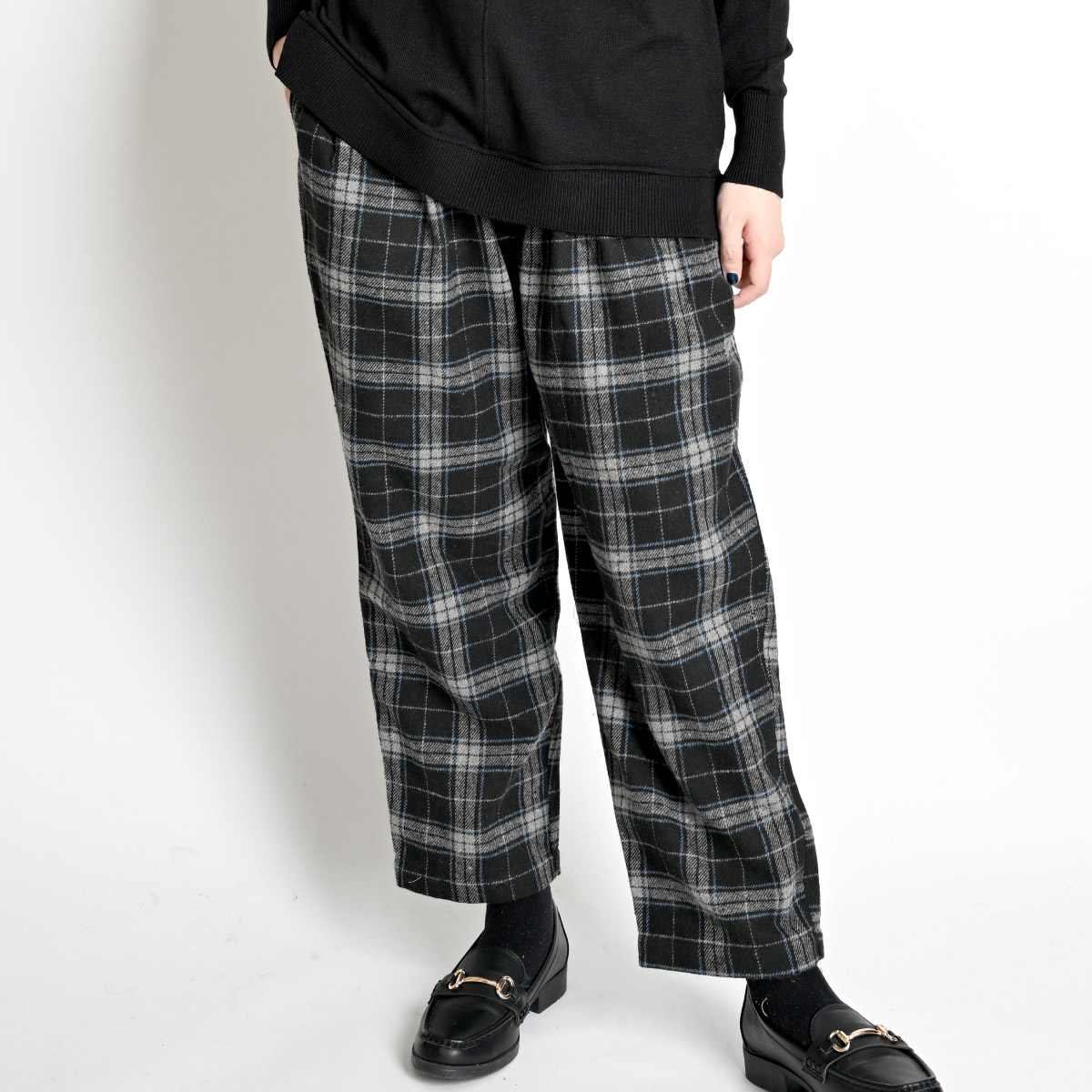 marai（マーライ） イージーパンツ チェックパンツ レディース
