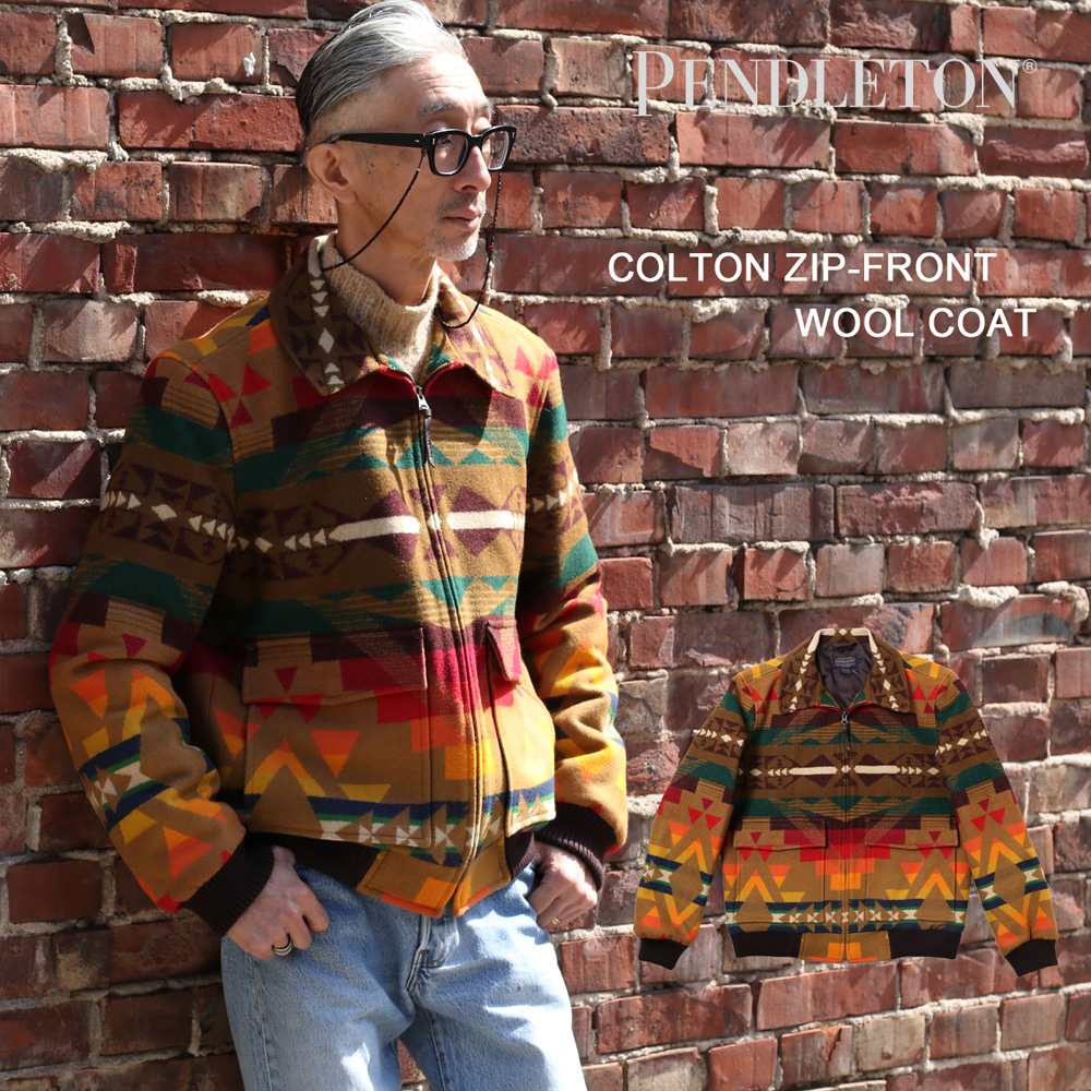 PENDLETON ペンドルトン COLTON ZIP-FRONT WOOL COAT ウールコート