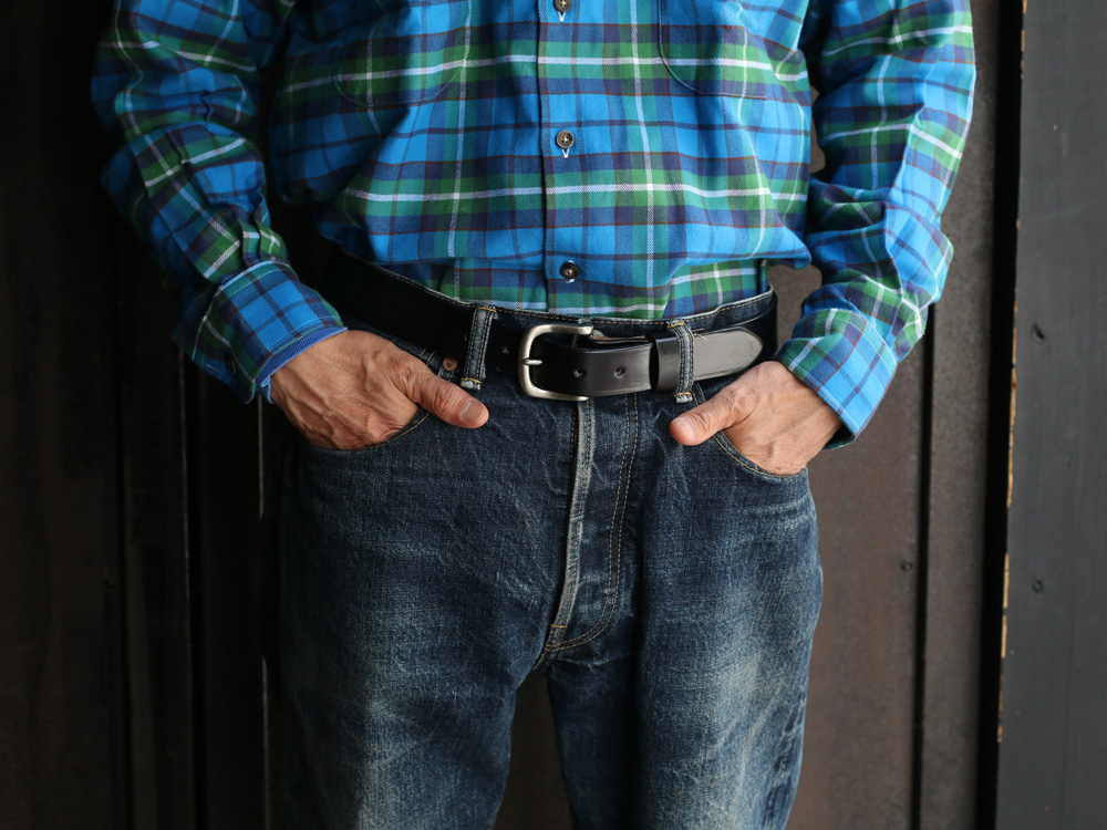 TORY LEATHER ブライドルレザー ストラップベルト 1-1/4インチ 幅28mm