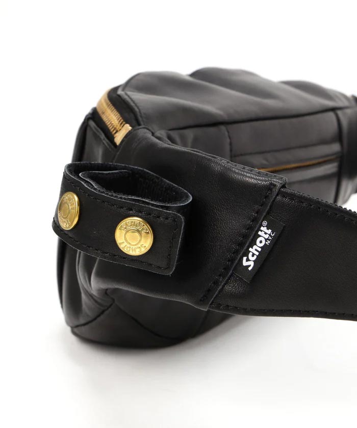 Schott(ショット) ボディ バッグ レザー BAG 鞄 メンズ PADDED BODY 本