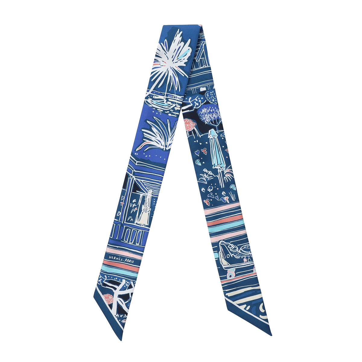 エルメス HERMES スカーフ RAYURES D'ETE TWILLY ツイリー レディース