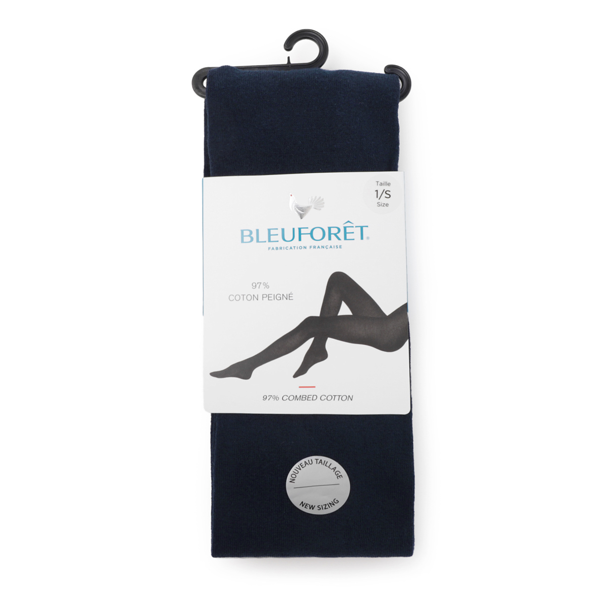 BLEU FORET（ブルーフォレ） コットンタイツ COLLANT VELOUTE 3213 旧