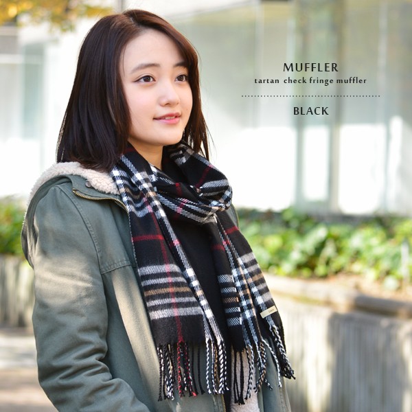マフラー タータン チェック ストール レディース 女性 日本製