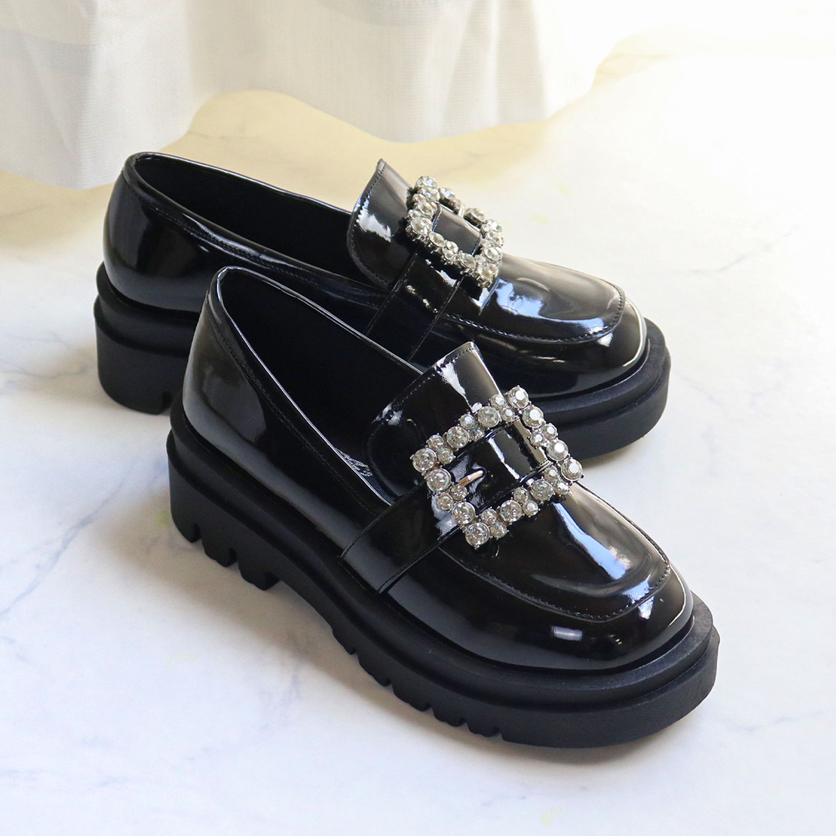 LOVEHUNTER（ラブハンター） ローファー レディース 厚底 5cmヒール