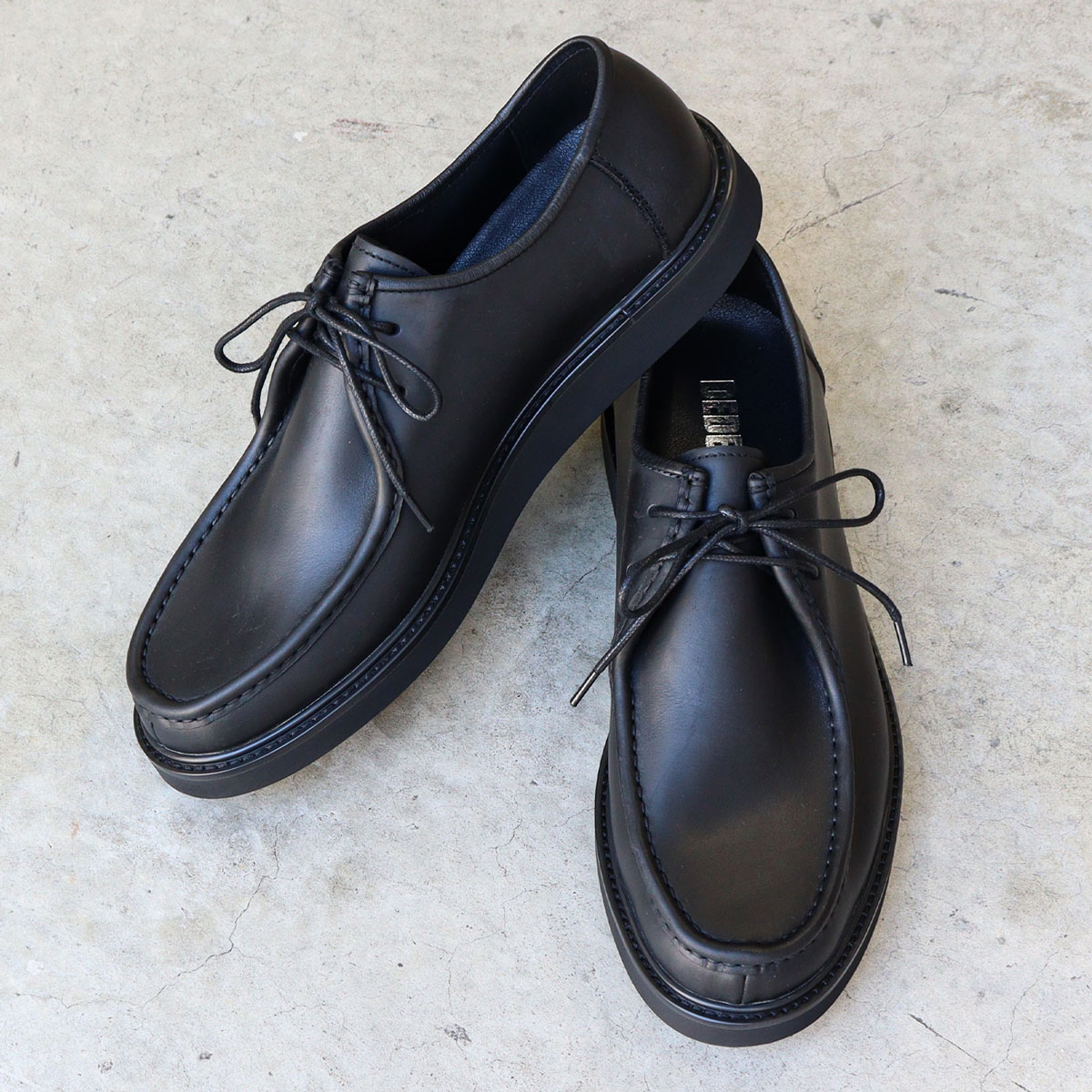 DEDESKEN（デデスケン） モカシン メンズ 本革 黒 ビジネス シューズ