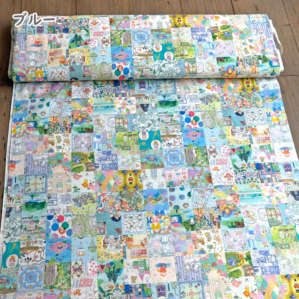 yukiemonユキエモン「アニバーサリーパッチワーク」 60ローン生地