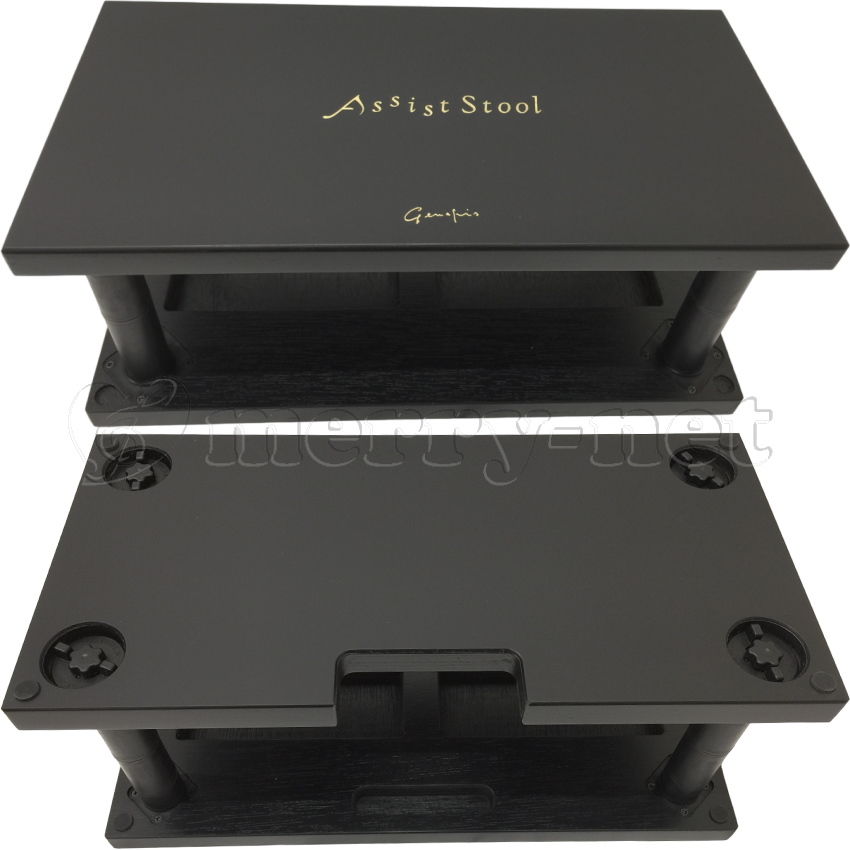 吉澤 ピアノ補助台 アシストスツール 23-ASS 黒色 : 楽器のことなら