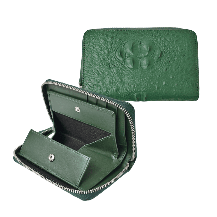 MGSABLE クロコダイル 二つ折り 財布 メンズ レディース 本革 ラウンド