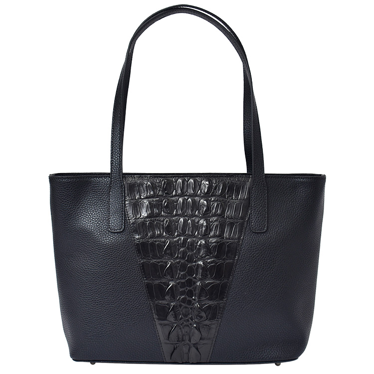 MGSABLE クロコダイル 本革 トートバッグ レディース 女性 手提げ ワニ
