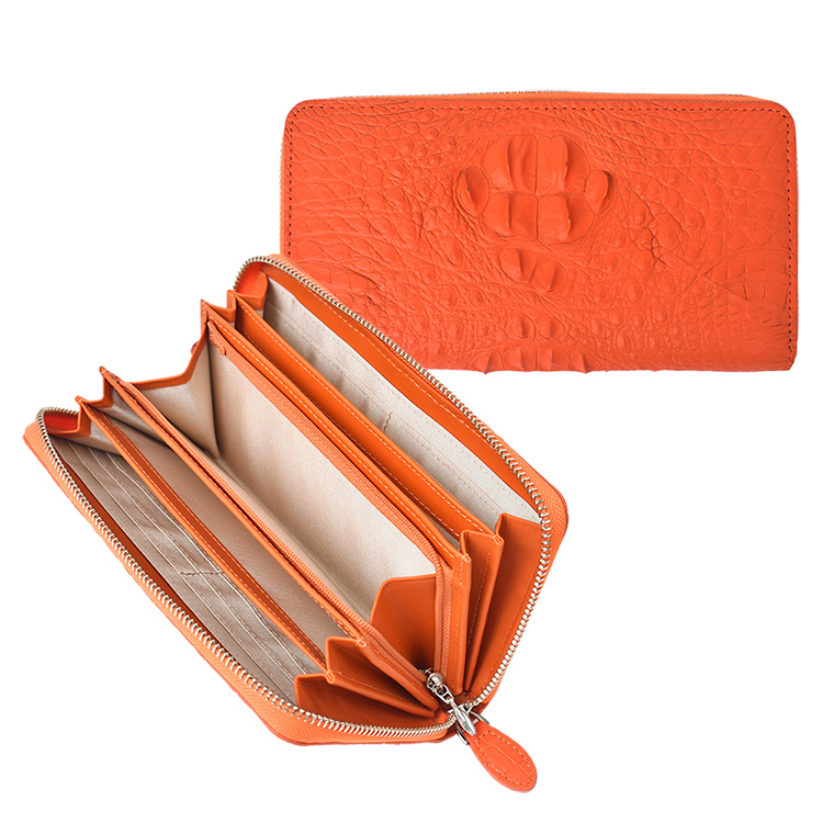 MGSABLE クロコダイル 長財布 メンズ 本革 クラウンマーク 財布