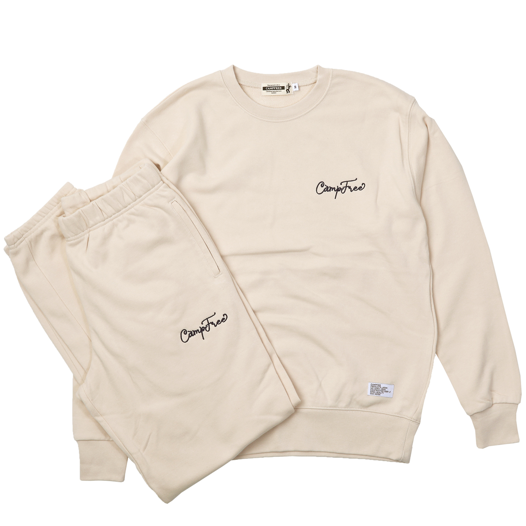 CAMPFREE キャンプフリー スウェットトレーナー メンズ 裏毛 上下