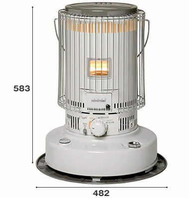 トヨトミ 対流形 石油ストーブ KS-67H(W) ホワイト＋専用保管バッグ