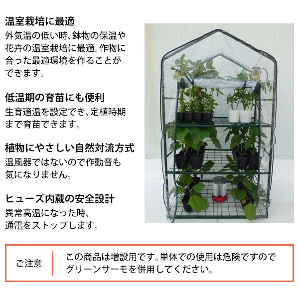 昭和精機工業 パネルヒーター 250W サーモ無し 増設用 SP-250 [園芸