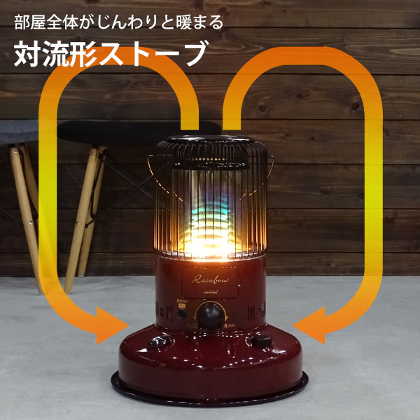 TOYOTOMI（トヨトミ） 対流形 石油ストーブ RB-250(P) レインボー