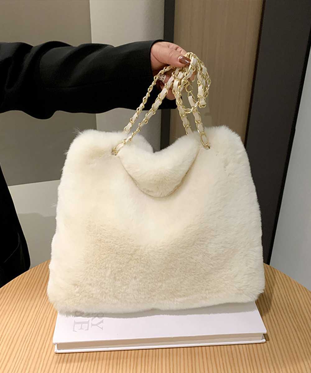 miniministore（ミニミニストア） ファーバッグ 大容量 チェーンバッグ