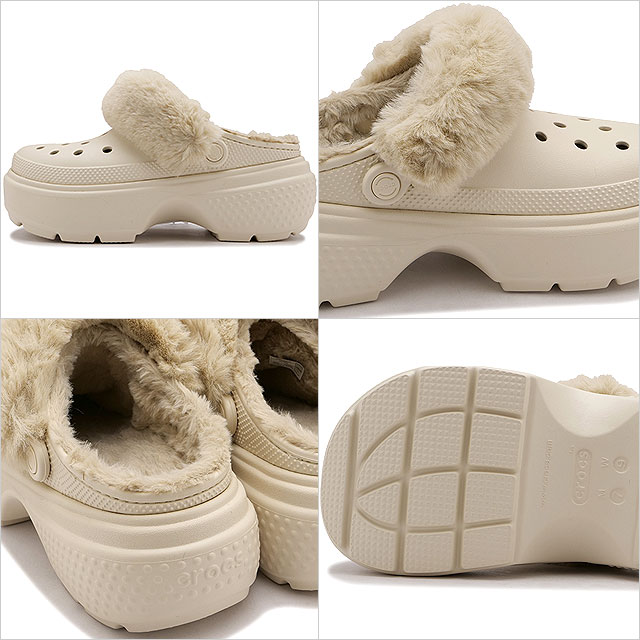 crocs（クロックス） レディース ストンプ ラインド クロッグ 208546