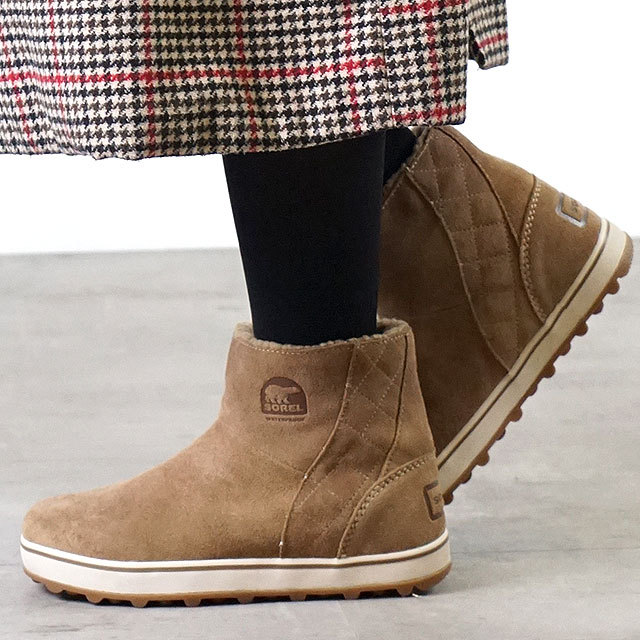 SOREL（ソレル） グレイシーショート レディース スノーブーツ GLACY