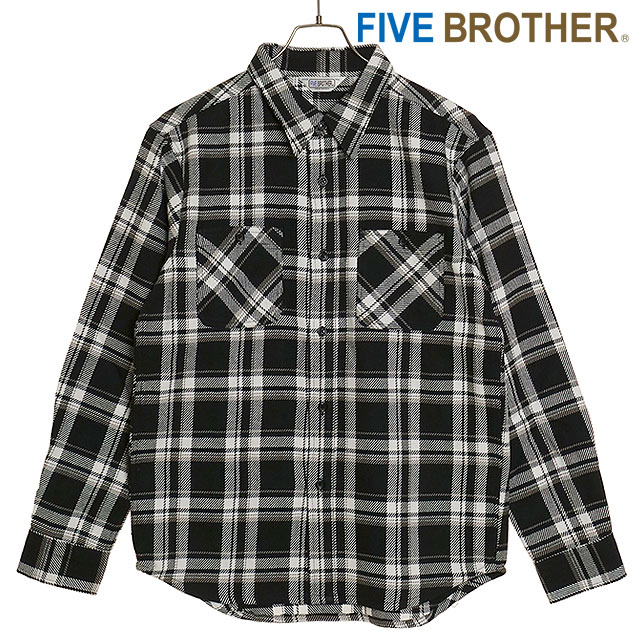 FIVEBROTHER（ファイブブラザー） ヘビーフランネル ワークシャツ