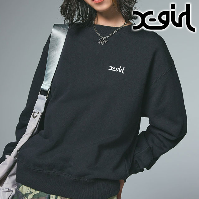 X-girl（エックスガール） クルーネック スウェットトップ