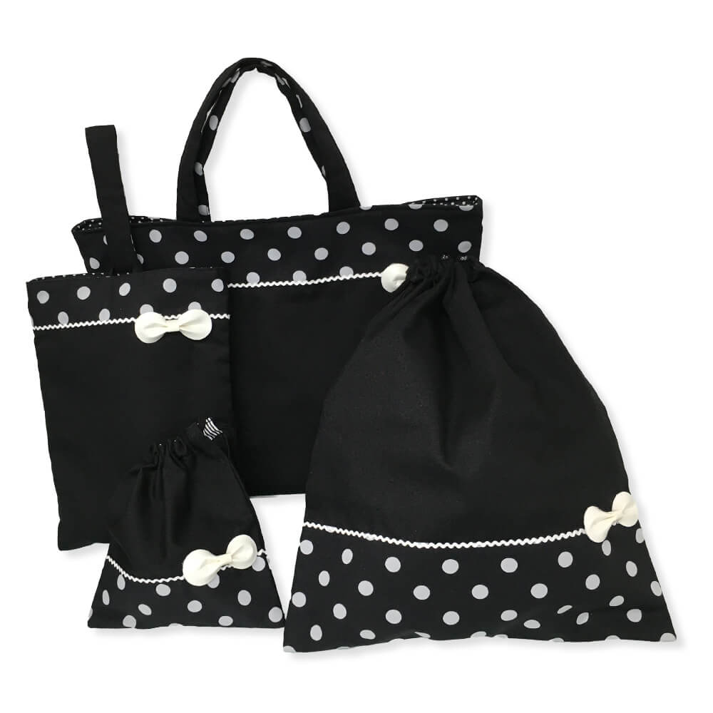 入園入学4点セット 袋物セット 女の子 レッスンバッグ 上履き入れ