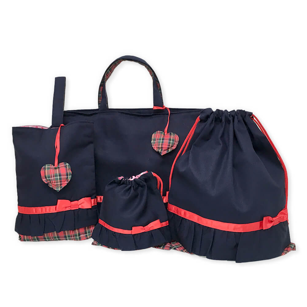 入園入学4点セット 女の子 日本製 袋物セット レッスンバッグ