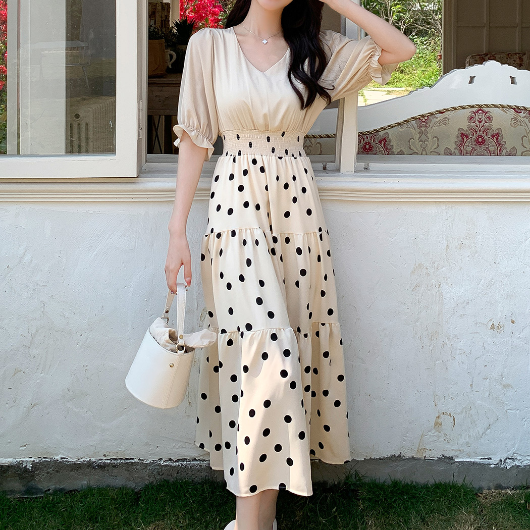 ワンピース 春 夏 きれいめ 大人 レディース キャンディスリーブ