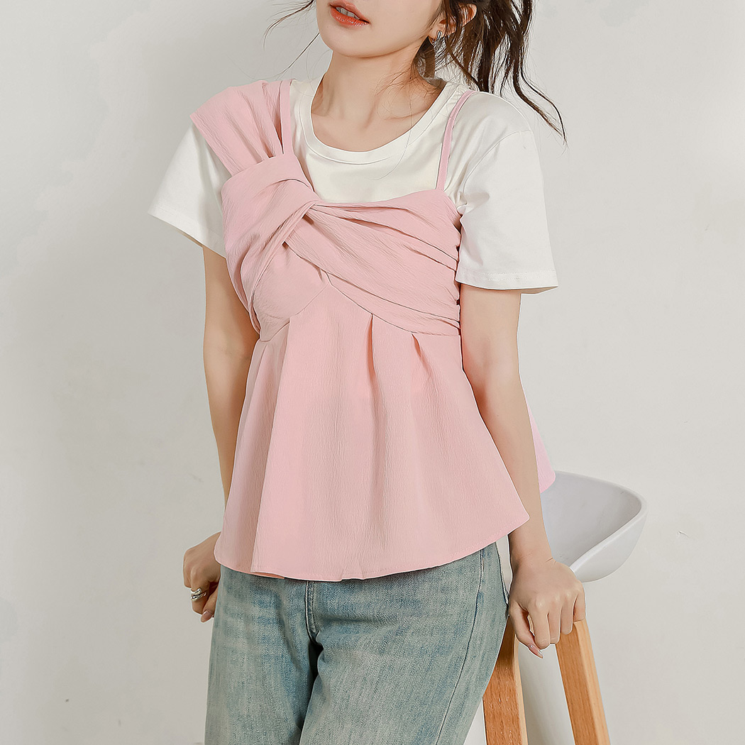 ビスチェ ペプラム キャミソール トップス レディース きれいめ