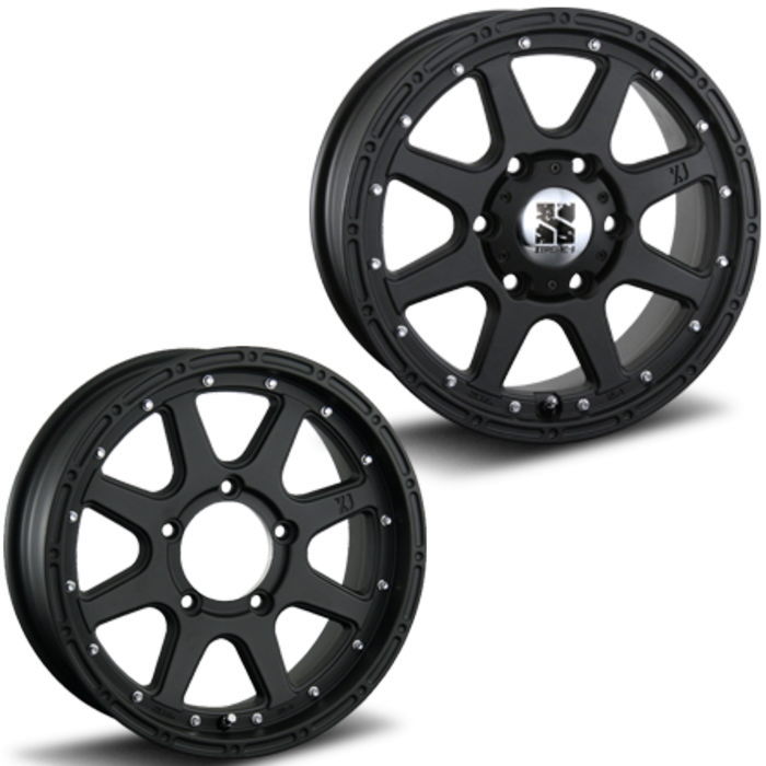 MLJ ハイエース等 16インチ 6穴 139.7 7J XTREME-J フラットブラック