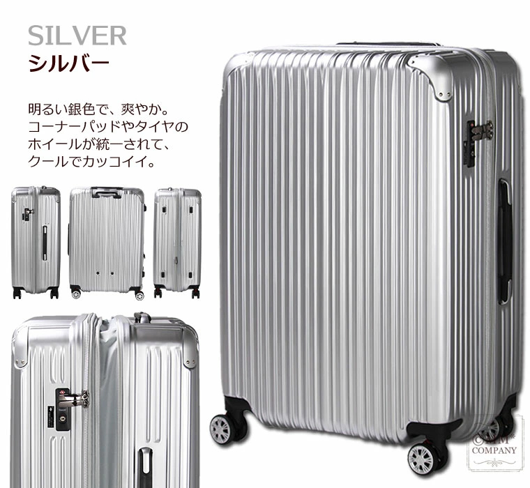 Siffler（シフレ） 抗菌 スーツケース Lサイズ 大型 97L 拡張機能付き
