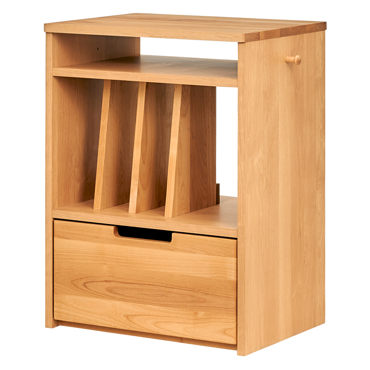 堀田木工所 アルダー無垢材使用 国産 完成品 ランドセルラック ブック