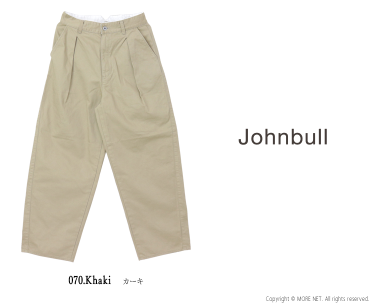 Johnbull（ジョンブル） チノカーブパンツ JL254P12 日本製 ワイド
